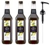 Sirop Th&eacute; Citron- Bouteille plastique - 3 x 1L + Pompe doseuse 1883 ROUTIN image number 0