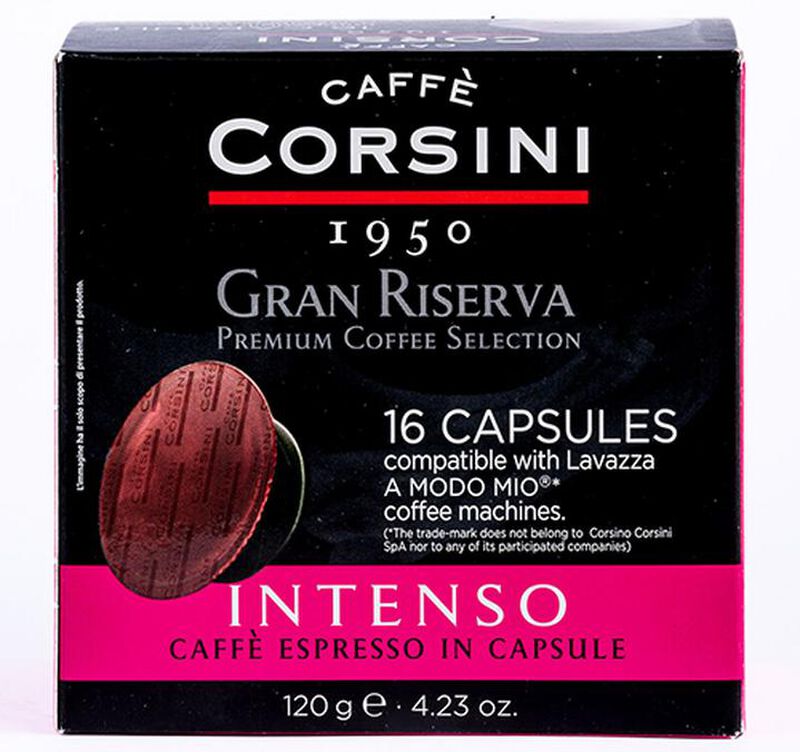 Lavazza A Modo Mio capsules Caff&egrave; Corsini Gran Riserva Intenso x 16 Lavazza coffee pods image number 2
