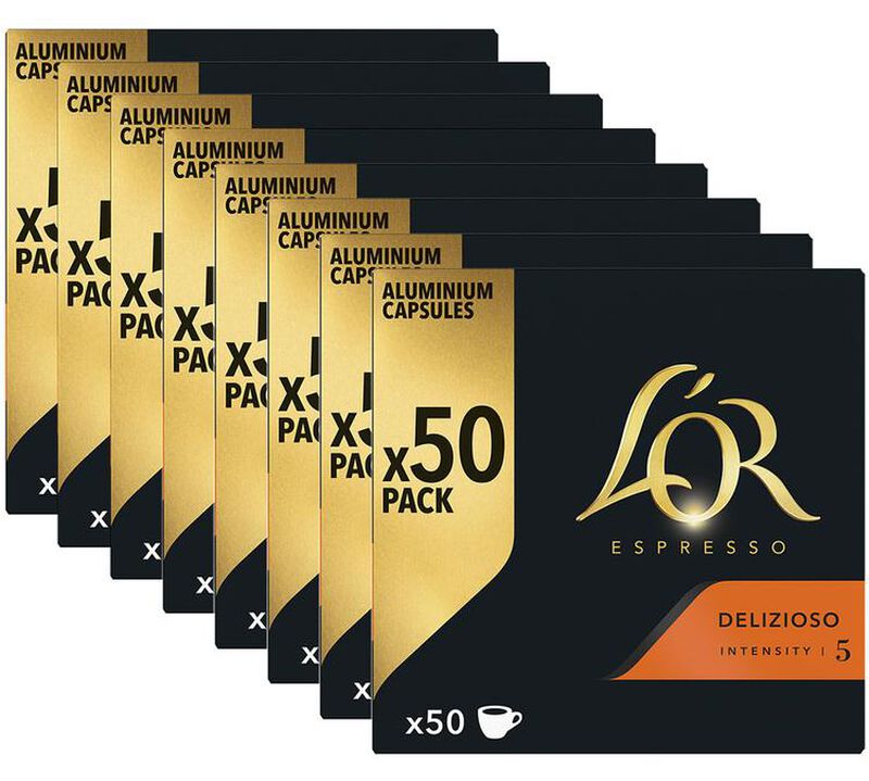 400 capsules compatibles Nespresso* Original Delizioso - L'OR ESPRESSO image number 0