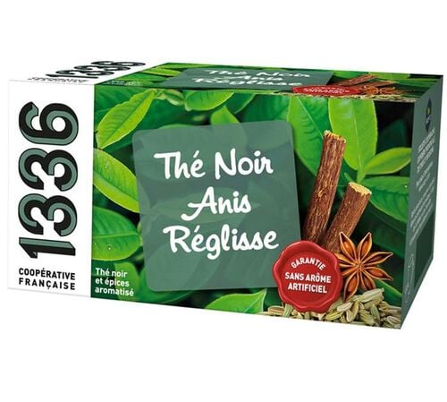 Th&eacute; Noir Anis R&eacute;glisse - 20 sachets - 1336 (Scop TI)