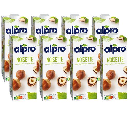 1L x8 Boisson v&eacute;g&eacute;tale noisette - ALPRO