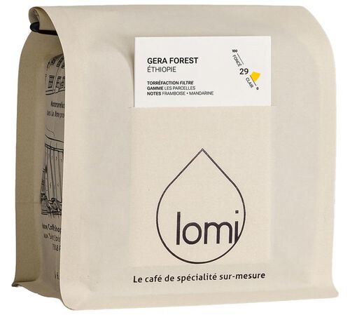 Caf&eacute; Lomi Organic Specialty Coffee Beans Ethiopia Gera Forest Honey - 250g