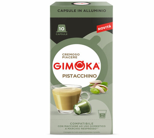 10 Nespresso* Original Compatible Capsules Pistachio - GIMOKA