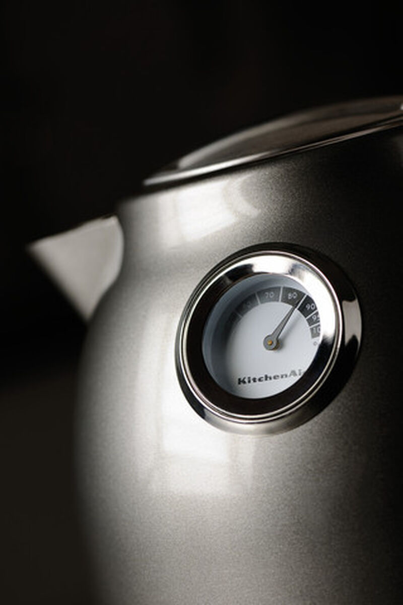 Bouilloire KitchenAid &agrave; temp&eacute;rature r&eacute;glable 5KEK1522EMS Gris Etain 1,5 L image number 6