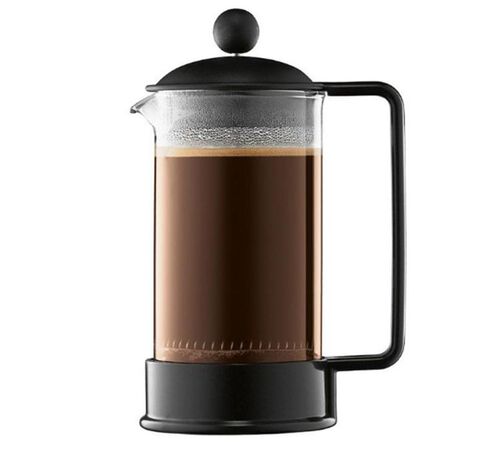 Bodum Cafetiere Brazil in Black - 8 cups or 1L