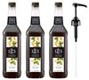 Sirop 1883 Th&eacute; P&ecirc;che - Bouteille plastique - 3 x 1L + Pompe doseuse ROUTIN image number 0