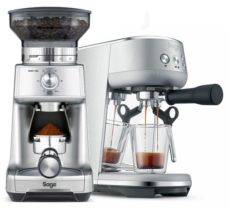 SAGE Machine expresso The Bambino Inox + Moulin &agrave; caf&eacute; The Dose Control Pro image number 0