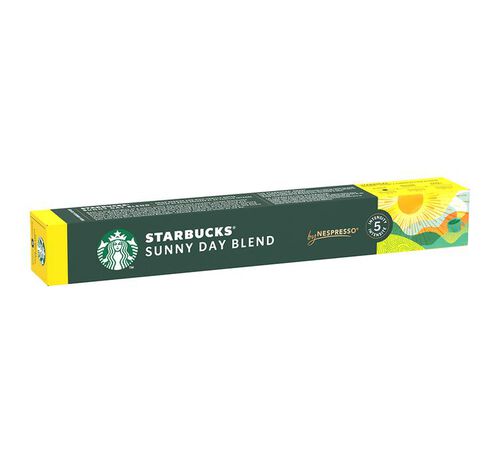 10 Nespresso* Original Compatible Capsules Sunny Day Blend &ndash; STARBUCKS