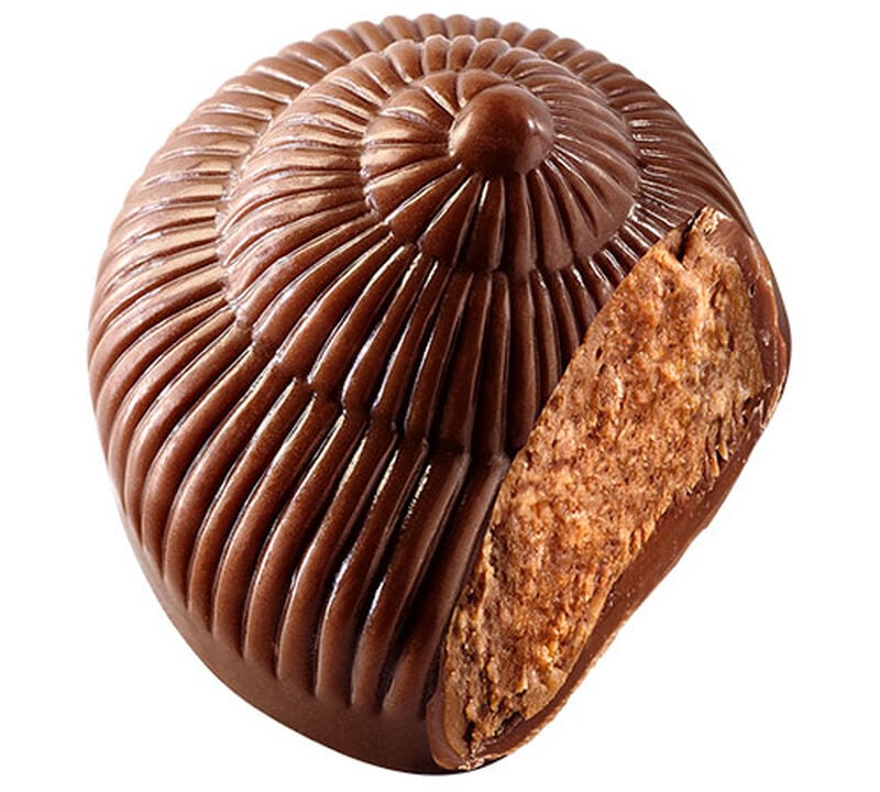 Ballotin No&euml;l - Assortiment chocolat noir 70% & lait - 160g - REVILLON image number 1