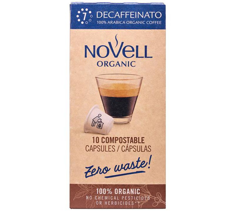 Novell Organic Coffee Pods Decaffeinato Compostable Capsules x 50 image number 4
