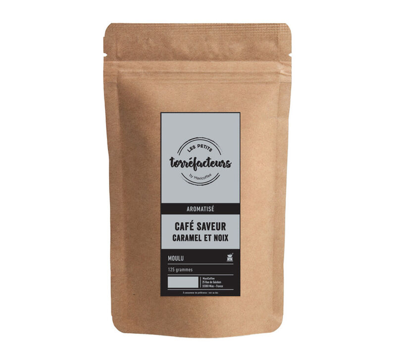 Les Petits Torr&eacute;facteurs - Caramel & Walnut flavoured ground coffee - 125g image number 0