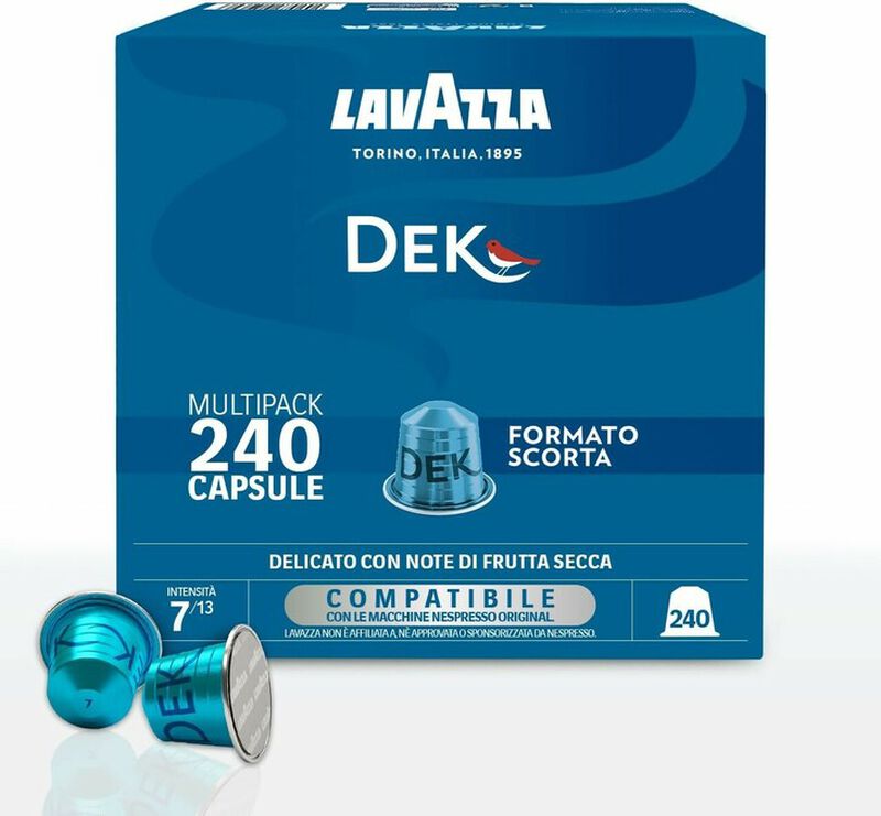 240 capsule compatibili Nespresso* Original Decaffeinato Lavazza image number 0