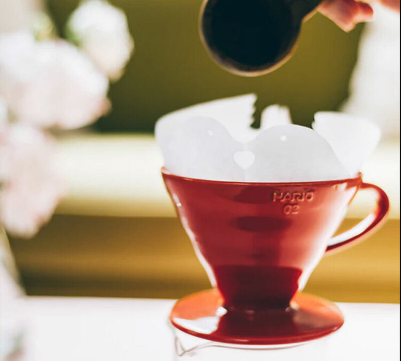 Dripper HARIO V60 VDC-02 rosso 4 Tazze image number 1