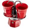 Bialetti - Caffettiera Mini Express Rossa 2 tazze + 2 bicchierini image number 1