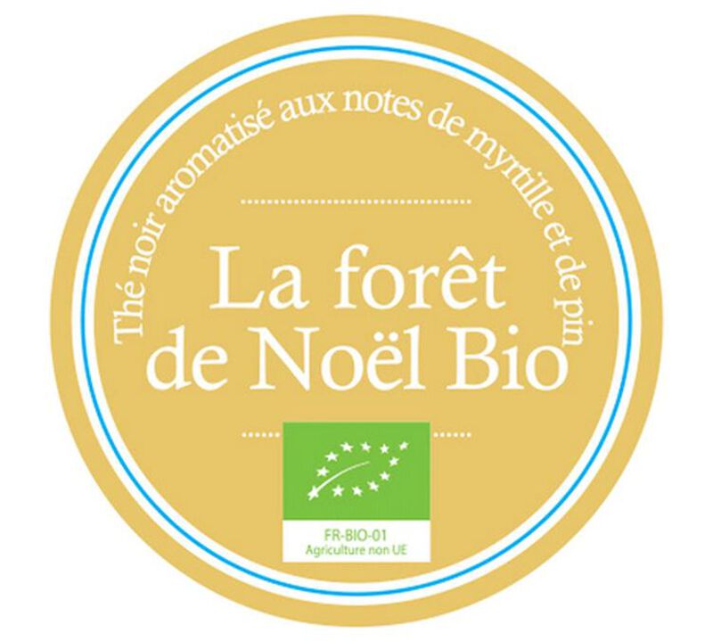 Comptoir Fran&ccedil;ais du Th&eacute; Organic Christmas Tea For&ecirc;t de No&euml;l - 20 tea bags image number 1