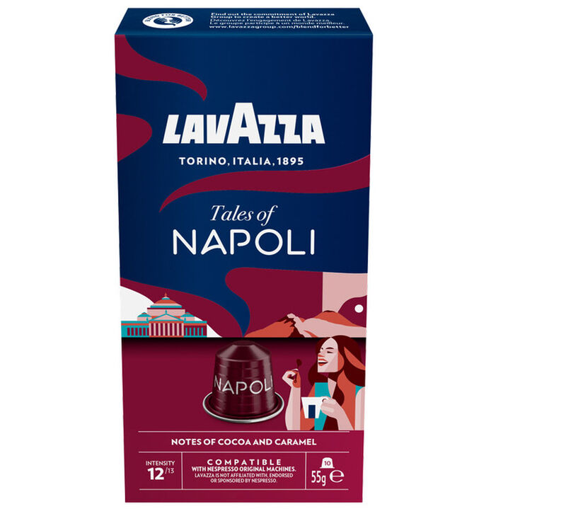 10 Nespresso* Original Compatible Capsules Tales Of Napoli &ndash; LAVAZZA image number 0