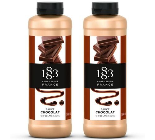 Lot de 2 sauces Chocolat 500 ml - 1883 ROUTIN