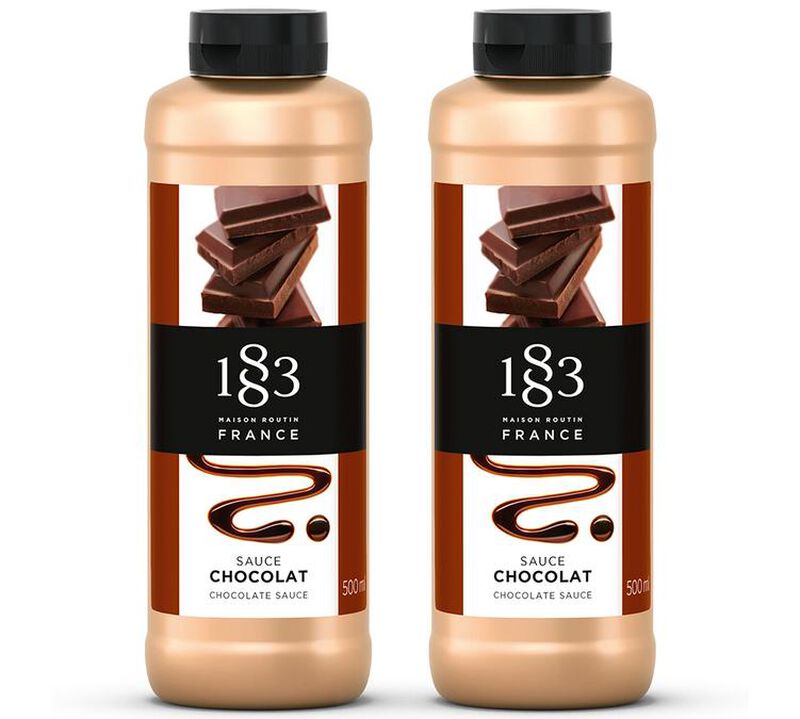 Lot de 2 sauces Chocolat 500 ml - 1883 ROUTIN image number 0