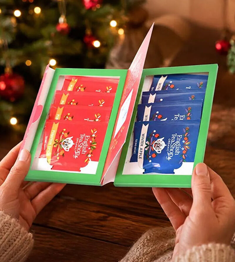 Coffret infusions de No&euml;l - Livre de No&euml;l - 8 sachets - ENGLISH TEA SHOP image number 1