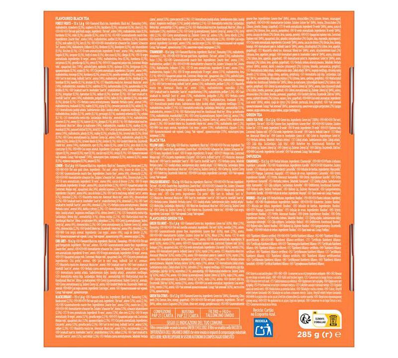 Lipton Tea Selection Box 12 Flavours - 180 tea bags image number 2