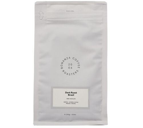 Bonanza Coffee Dark Roast Brazil Coffee Beans - 250g
