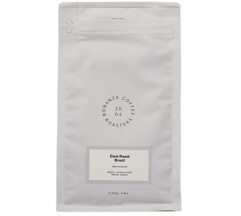Bonanza Coffee Dark Roast Brazil Coffee Beans - 250g image number 0