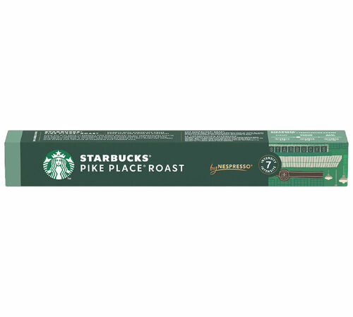 10 Nespresso* Original Compatible Capsules Pike Place &ndash; STARBUCKS