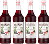 4 x Sirop Monin - Grenadine - 1 l image number 0
