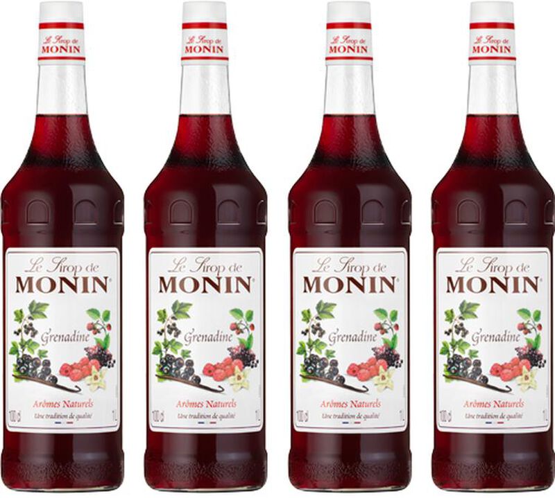 4 x Sirop Monin - Grenadine - 1 l image number 0