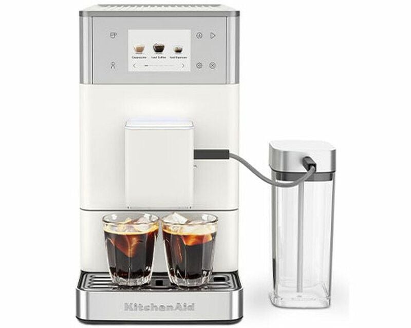 Expresso Broyeur KITCHENAID KF4 5KES8454EPL - Blanc image number 6