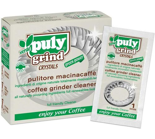 Puly GRIND&reg; Crystal Coffee grinder cleaner x 10 sachets
