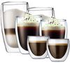 Selection of 6 'Pavina' double wall glasses - 8cl, 35cl and 45cl - Bodum image number 0