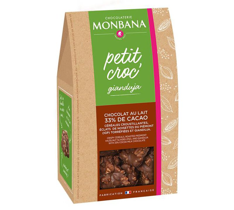 Monbana - Petit Croc' Cioccolato al latte e gianduia image number 0