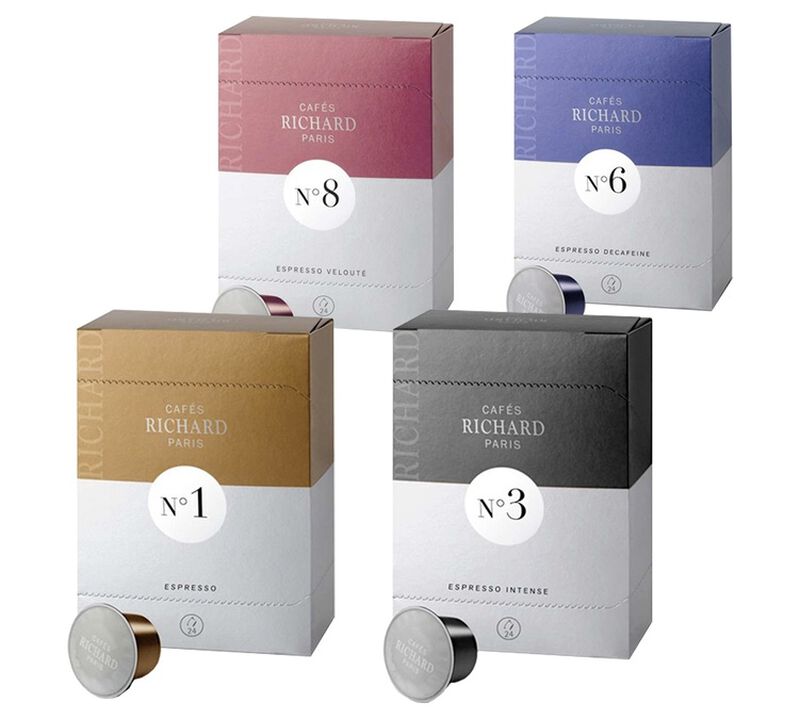 Selection pack of 96 Caf&eacute; Richard capsules image number 0