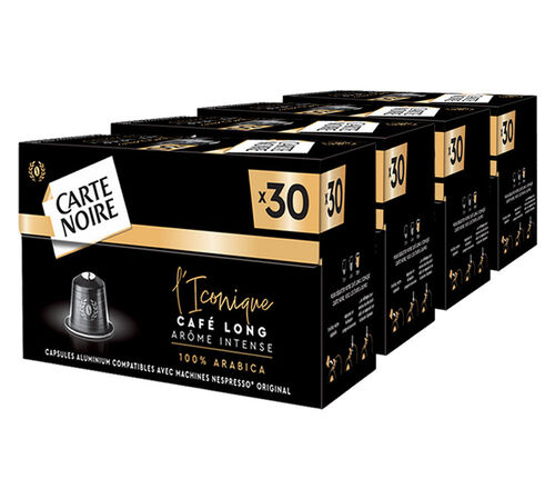 120 Capsules compatibles Nespresso&reg; L'Iconique - Carte Noire