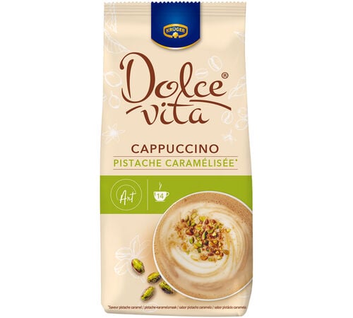 380 g - Caf&eacute; soluble - Pistache caram&eacute;lis&eacute;e -  DOLCE VITA