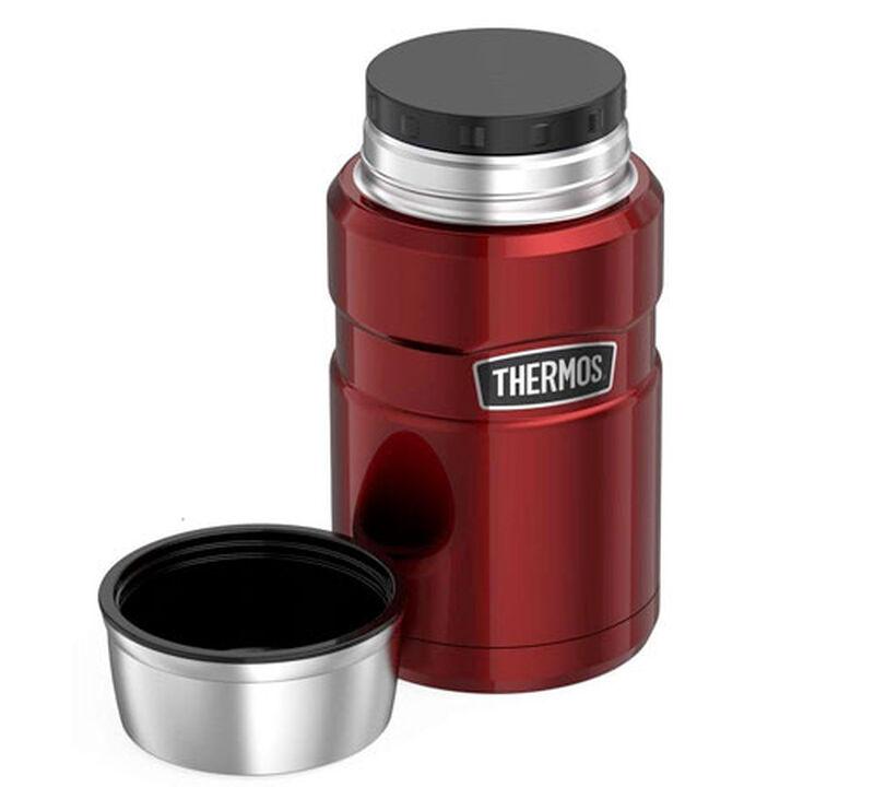 Thermos - Contenitore termico in acciaio inox Thermos King rosso 71 cl image number 2