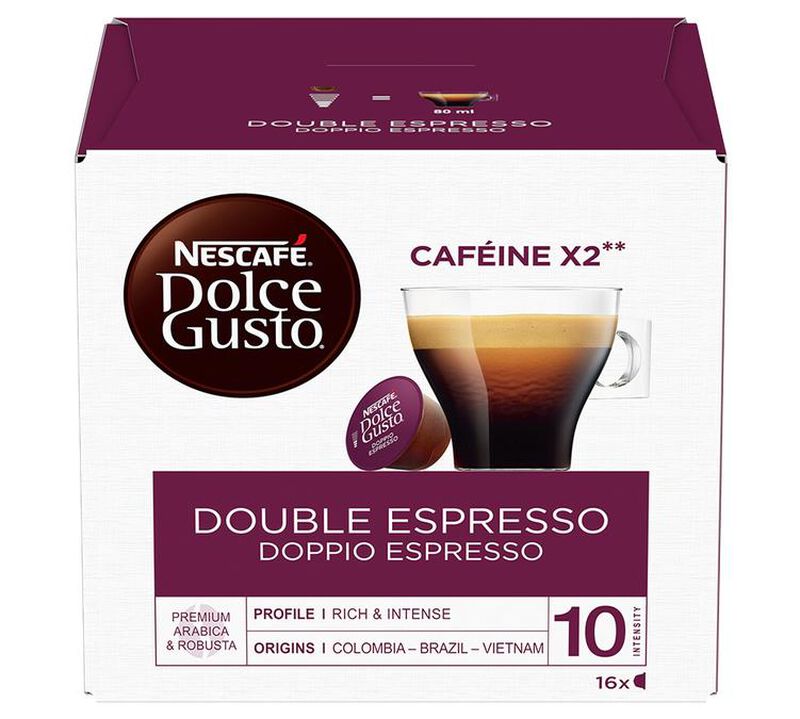 Nescaf&eacute;* Dolce* Gusto* Pods Double Espresso x 16 image number 1