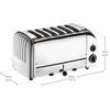 Grille-pain 6 fentes Classic AWS Inox - DUALIT image number 3