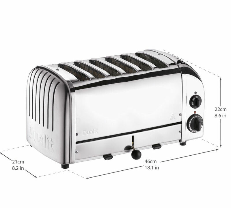 Grille-pain 6 fentes Classic AWS Inox - DUALIT image number 3