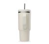 Gourde isotherme avec paille Travel cup sable - 90 cl - QWETCH image number 2