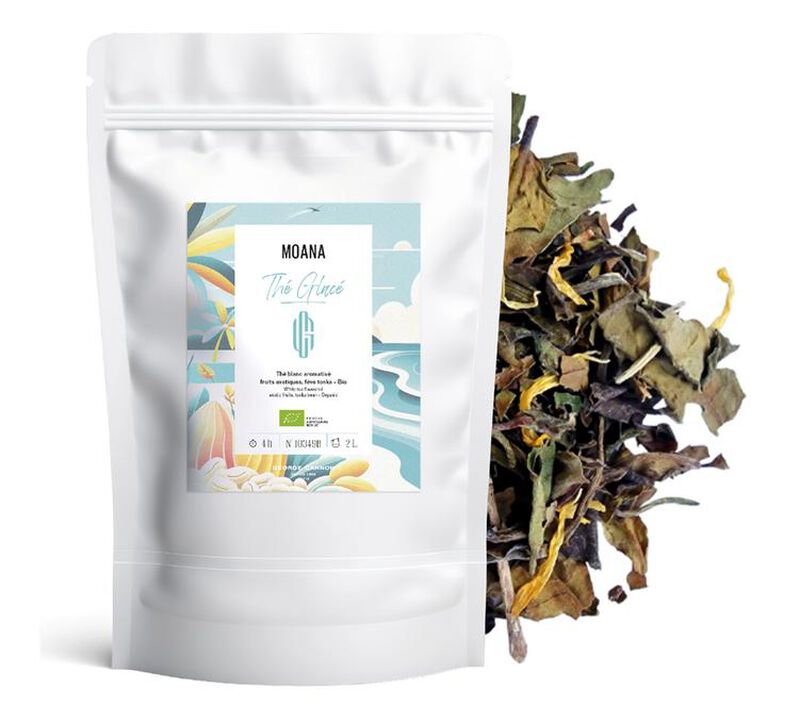 Th&eacute; glac&eacute; bio Moana - Vrac 50 g - GEORGE CANNON image number 0