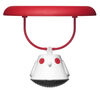 40cl glass mug and red Birdie tea infuser lid - QDO image number 1
