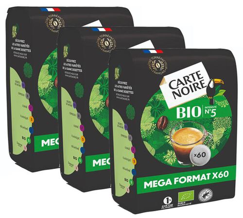 180 dosettes Caf&eacute; BIO - CARTE NOIRE