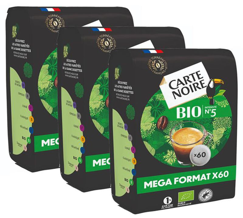 180 dosettes Caf&eacute; BIO - CARTE NOIRE image number 0