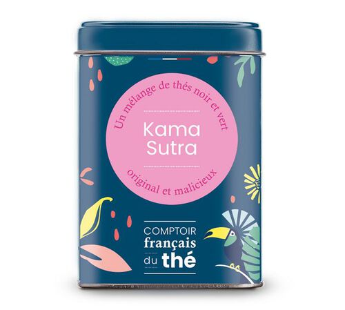 Comptoir Fran&ccedil;ais du Th&eacute; 'Kama Sutra' flavoured tea blend - 100g loose leaf in tin