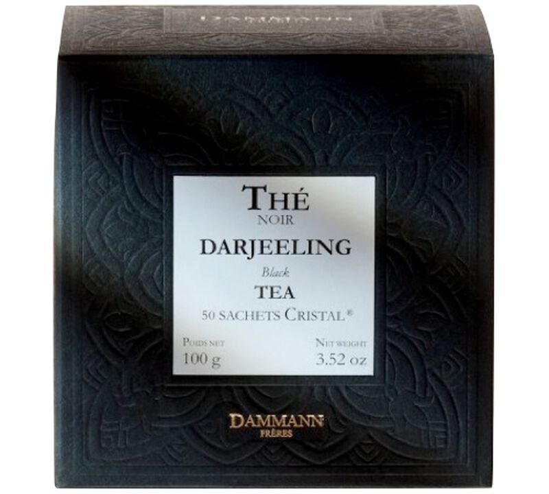 Dammann Fr&egrave;res Darjeeling black tea - 50 Cristal&reg; sachets image number 0