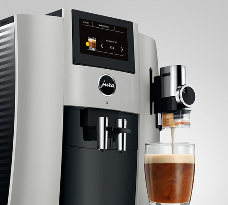 Expresso Broyeur JURA S8 EB Platine 2024 Smart Connect inclus image number 4