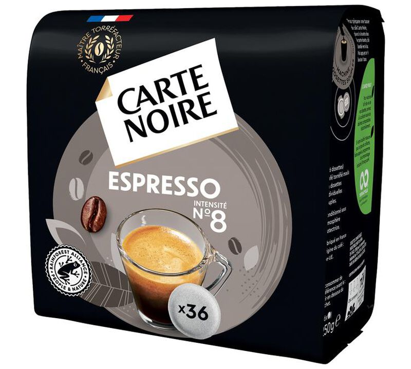 108 dosettes souples N&deg;8 Espresso Classic - CARTE NOIRE image number 1