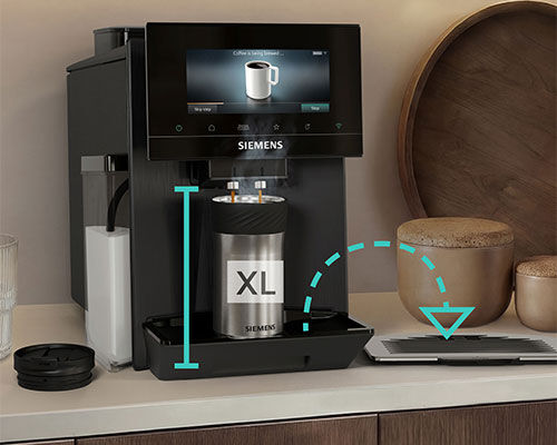 Expresso Broyeur SIEMENS EQ.900 TQ927E05 - Dark Inox image number 17
